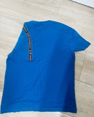 Camiseta Emporio Armani Azul Original