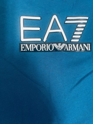 Camiseta Emporio Armani Azul Original