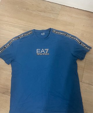 Camiseta Emporio Armani Azul Original