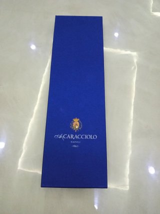 Cravatta Caracciolo Pura Seta Blu Marine