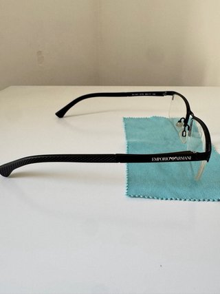 Gafas Emporio Armani Negras y Plateadas