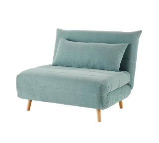 Sillón cama verde agua