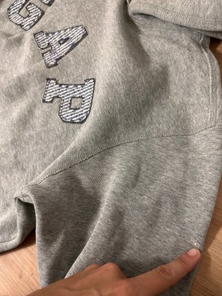 Sudadera Gap Gris con Logo