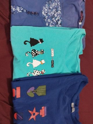 Lote 3 Camisetas Mujer Talla XL