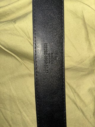 Cintura Gucci Nera con Doppia G Oro