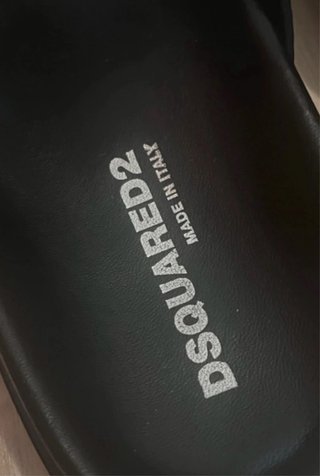 Ciabatte Dsquared2 modello Birkenstock