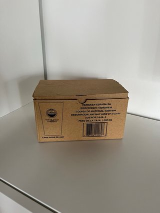 Lotto di 6 Bicchieri Amstel Birra Nuovi