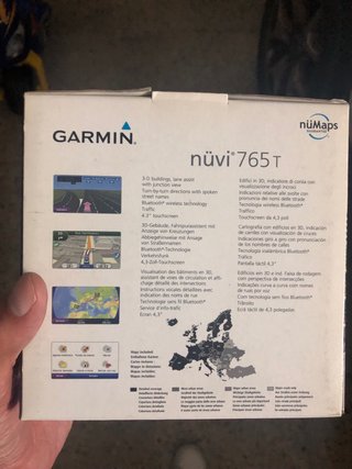 GPS Garmin nüvi 765T
