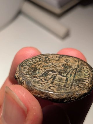 Sestercio Adriano reverso IVSTITIA 132-134 d.C