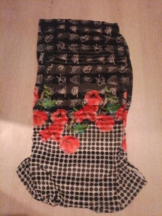 Vestido vintage pepas flores M.L.
