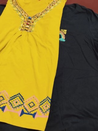 Lote 2 Camisetas Mujer MIAO Talla XXL