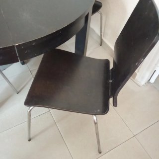 Mesa plegable madera y metal