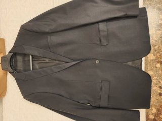 Traje Zara Negro Hombre