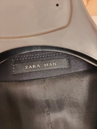 Traje Zara Negro Hombre