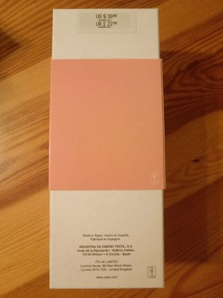 Perfume " TRUE AMORE " ZARA 80 ML EDICIÓN ESPECIAL
