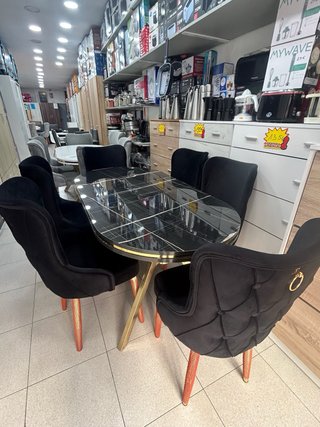 Mesa Comedor Turca + 6 Sillas
