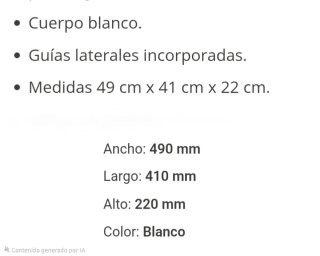 Set cajones Frigorífico AEG SANTO Transparente