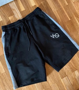 Vanquish Shorts Hombre Talla M Negro Gris