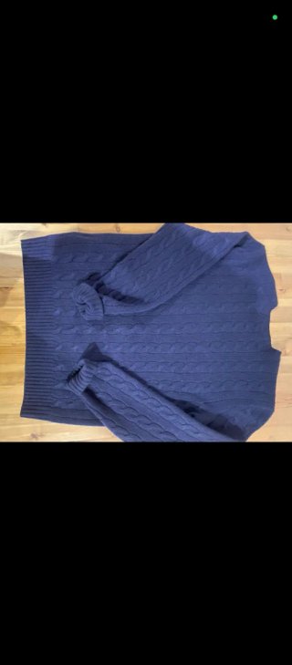 Jersey Polo Ralph Lauren trenzado azul Talla S
