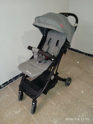 Carro de bebé gris