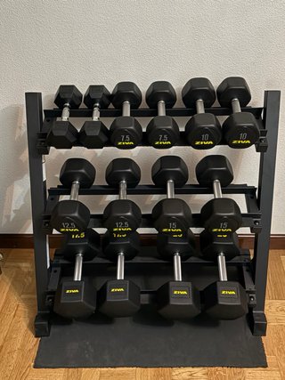 Soporte Mancuernas 3 Alturas