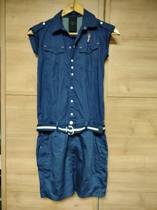 Vestido Raw Correct Line by G-Star camisero (T-S)