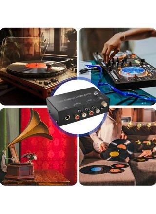 Preamplificador Phono Ultra-Compacto 12V