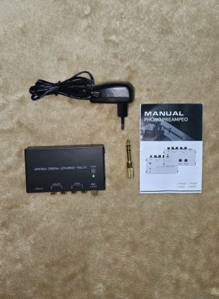 Preamplificador Phono Ultra-Compacto 12V