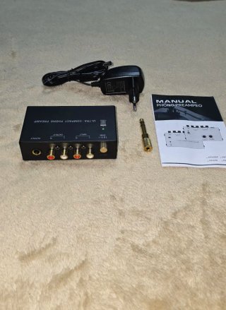 Preamplificador Phono Ultra-Compacto 12V