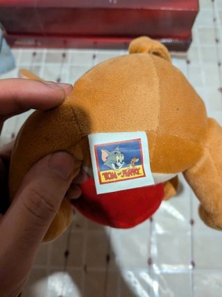 Peluche Jerry Tom & Jerry con cuore