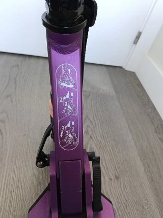 Patinete Oxelo Morado