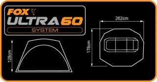Fox Ultra 60  Brolly System Caqui.