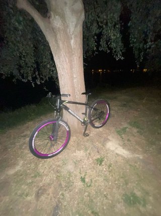 Bicicleta Rockrider Morada