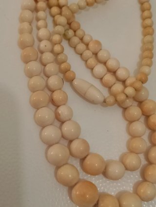 Rara collana preziosa perle doppiofilo