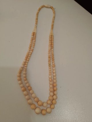 Rara collana preziosa perle doppiofilo