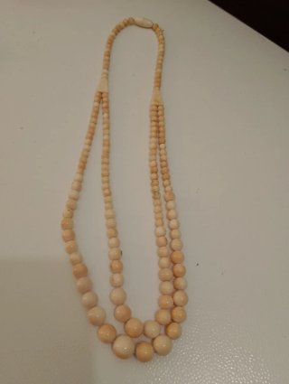 Rara collana preziosa perle doppiofilo