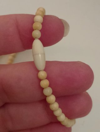 Rara collana preziosa perle doppiofilo