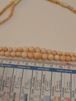 Rara collana preziosa perle doppiofilo