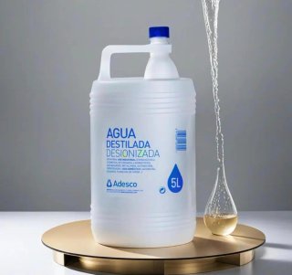 Agua Destilada Desionizada Adesco 5L
