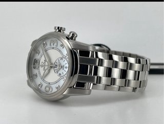 Reloj Jaguar Mujer Diamantes Plata Blanco