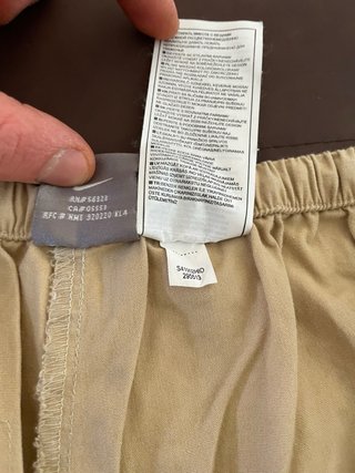 Pantaloni cargo vintage Nike beige