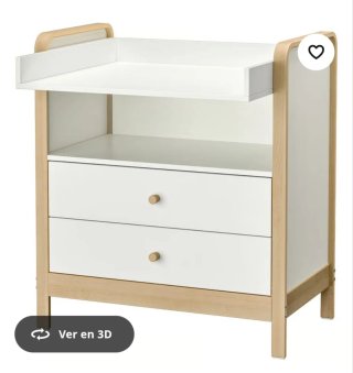 Cambiador de bebé nuevo.