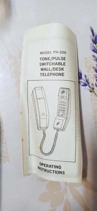 Teléfono Fijo Vintage Rojo Años 80/90