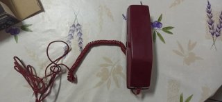 Teléfono Fijo Vintage Rojo Años 80/90