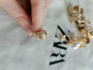 Lote Joyas: 15 Anillos, 3 Collares, 1 Diadema