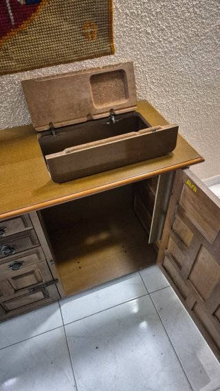 Mueble Alfa Madera Maciza Antiguo