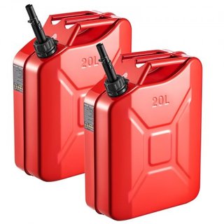 Metal Fuel Container, 20 L, Fuel Jerry Can with Spout and