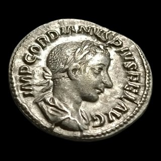 Denario de plata. Gordiano III Moneda Romana