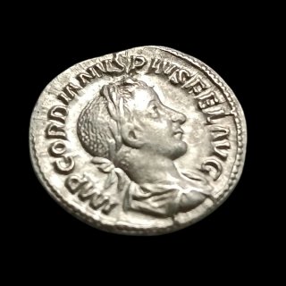 Denario de plata. Gordiano III Moneda Romana