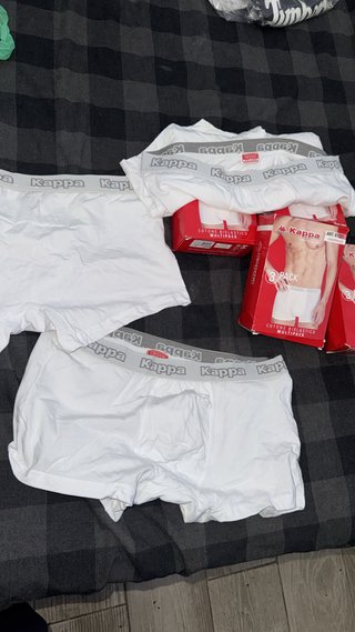 Calzoncillos Kappa Blancos Pack 3